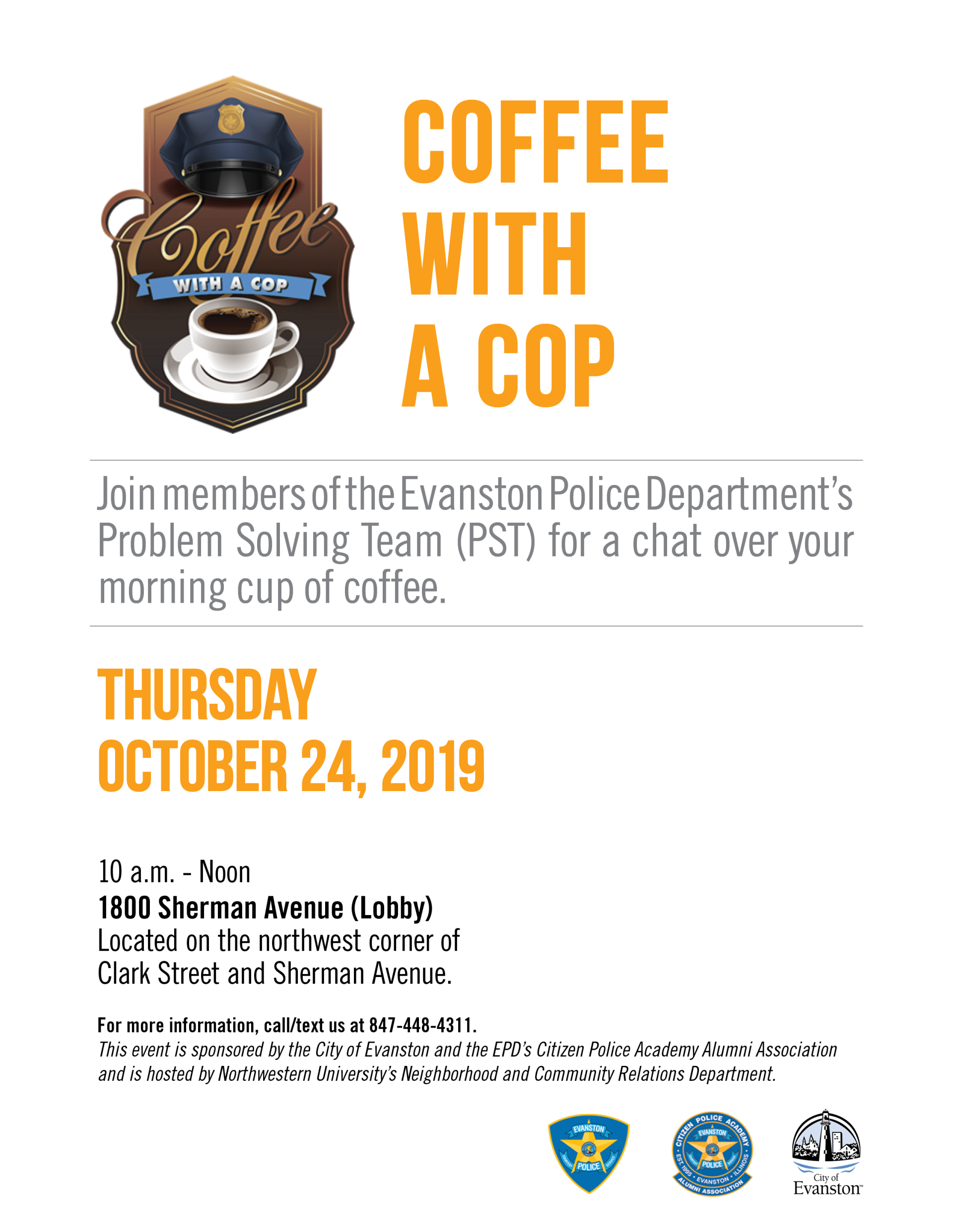 Coffee With A Cop Flyer_October 2019