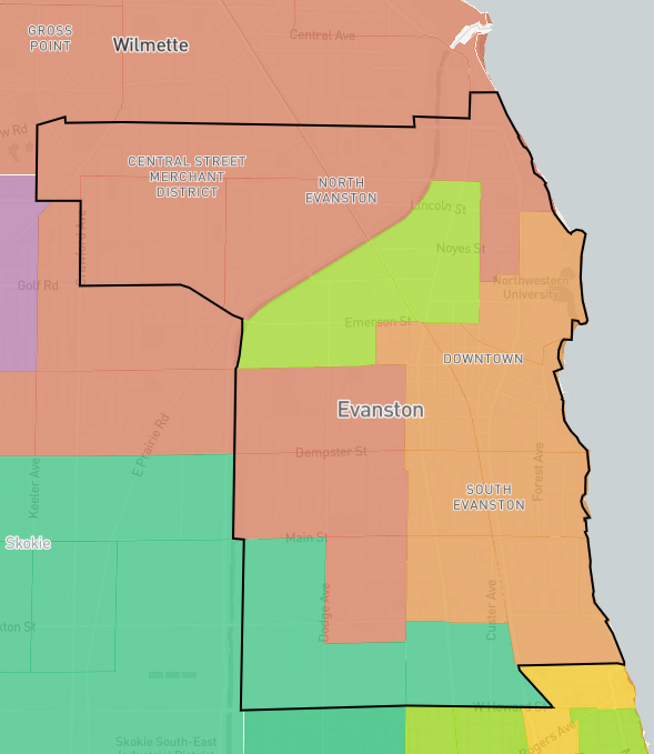 Regional housing map