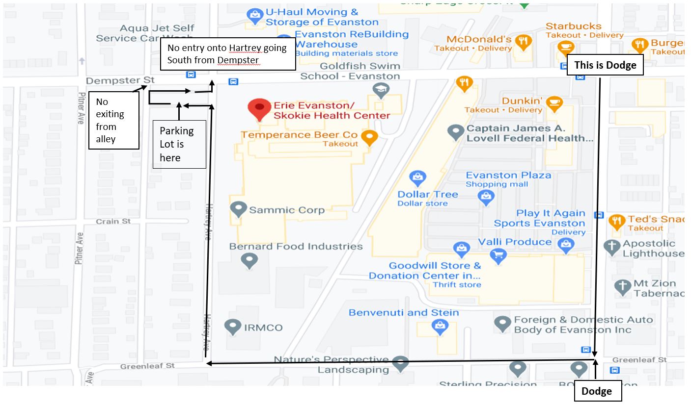 Shred event map