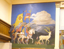 Song of Roland, restored mural