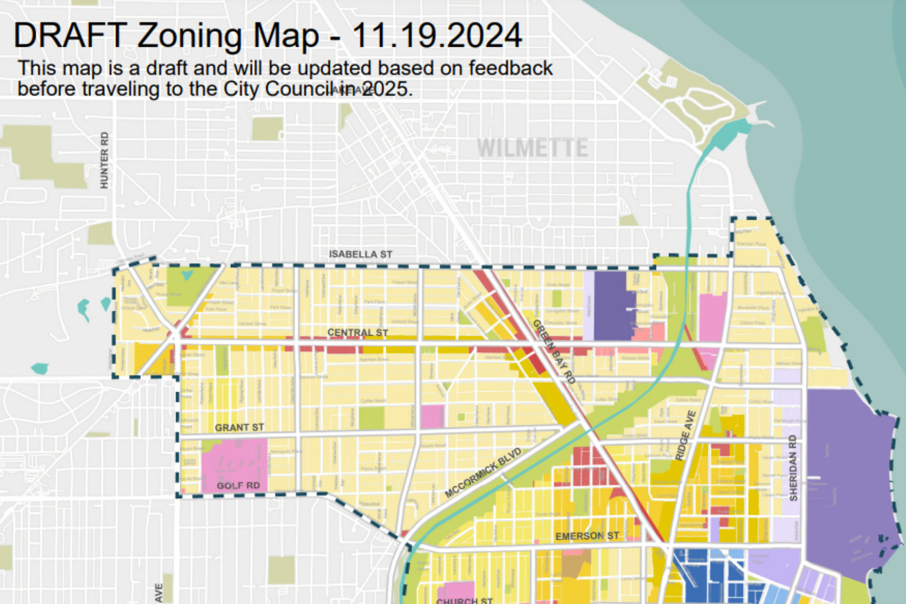 Draft Zoning Districts and Map Unveiled