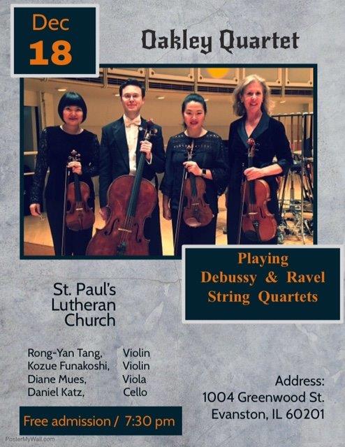 Oakley String Quartet Poster